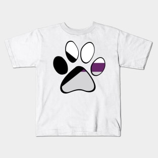 Demisexual Pride Paw Kids T-Shirt